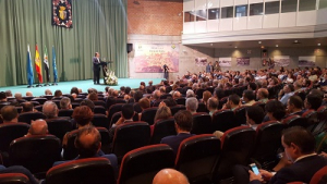 La CREEX, COEBA y Cámara de Comercio asisten a la inauguración de la Feria Internacional Ganadera de Zafra